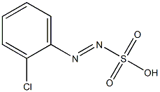 o-Chlorobenzenediazosulfonic acid Struktur