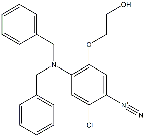 4-(Dibenzylamino)-2-chloro-5-(2-hydroxyethoxy)benzenediazonium