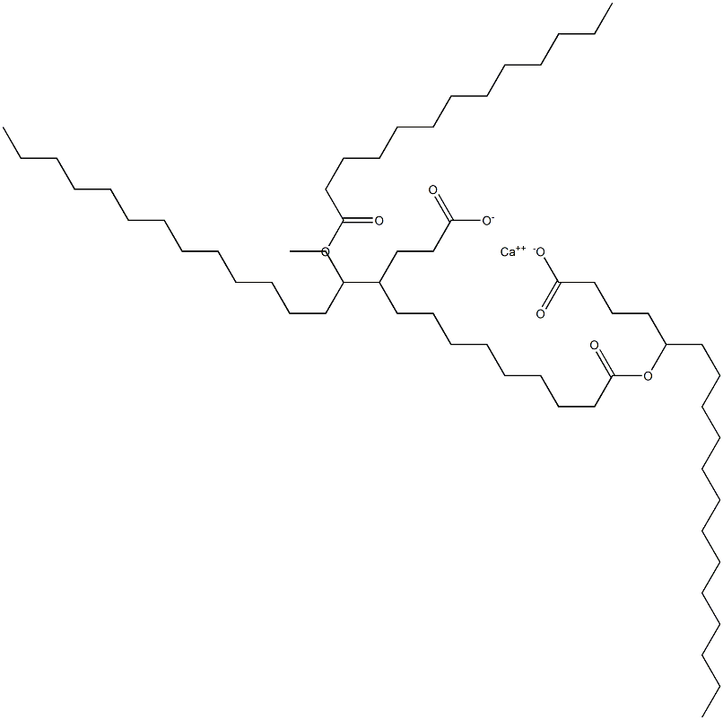 Bis(5-tridecanoyloxystearic acid)calcium salt