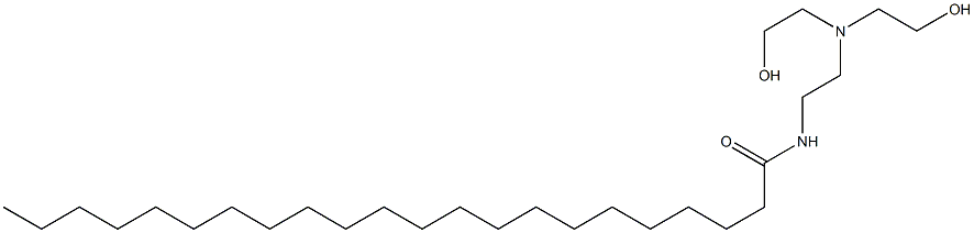 N-[2-[Bis(2-hydroxyethyl)amino]ethyl]docosanamide Structure