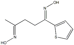 1-(2-Thienyl)pentane-1,4-dione dioxime Structure