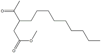 3-Acetyldodecanoic acid methyl ester Structure