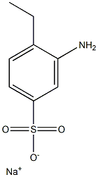 3-Amino-4-ethylbenzenesulfonic acid sodium salt 结构式