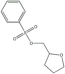 ベンゼンスルホン酸(テトラヒドロフラン-2-イル)メチル 化学構造式