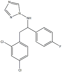 N-[1-(4-Fluorophenyl)-2-(2,4-dichlorophenyl)ethyl]-1H-1,2,4-triazol-1-amine Struktur