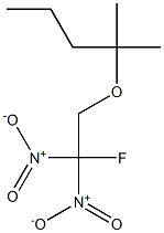 2-(2-Fluoro-2,2-dinitroethoxy)-2-methylpentane Struktur