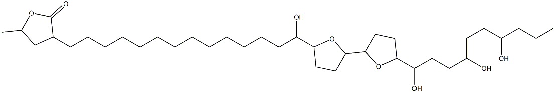 3,4-Dihydro-3-[14-hydroxy-14-[octahydro-5'-(1,4,7-trihydroxydecyl)[2,2'-bifuran]-5-yl]tetradecyl]-5-methyl-2(5H)-furanone