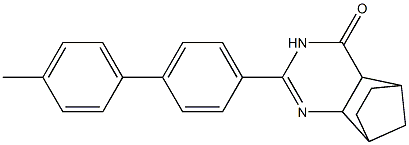 4-[4-(4-メチルフェニル)フェニル]-3,5-ジアザトリシクロ[6.2.1.02,7]ウンデカ-3-エン-6-オン 化学構造式