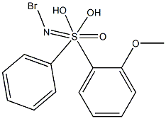 N-Bromo-S-(2-methoxyphenyl)-S-phenylsulfimine Structure