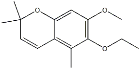 2,2,5-Trimethyl-6-ethoxy-7-methoxy-2H-1-benzopyran