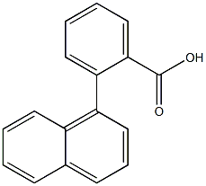 2-(1-Naphtyl)benzoic acid Struktur