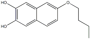  6-Butoxynaphthalene-2,3-diol