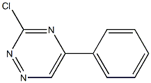 3-Chloro-5-phenyl-1,2,4-triazine Structure