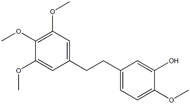 1-(3,4,5-Trimethoxyphenyl)-2-(3-hydroxy-4-methoxyphenyl)ethane