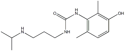 N-(2,6-Dimethyl-3-hydroxyphenyl)-N'-[3-(isopropylamino)propyl]urea Structure