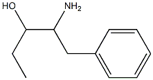 2-Amino-1-phenylpentan-3-ol 结构式