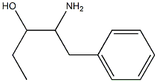 2-Amino-1-phenylpentan-3-ol Structure