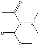 1-(Dimethylsulfonio)-1-methoxycarbonyl-2-oxopropan-1-ide