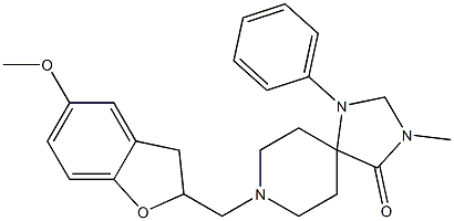 8-[(5-Methoxy-2,3-dihydrobenzofuran-2-yl)methyl]-3-methyl-1-phenyl-1,3,8-triazaspiro[4.5]decan-4-one