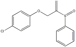 1-[[2-(Phenylsulfinyl)-2-propenyl]oxy]-4-chlorobenzene Struktur
