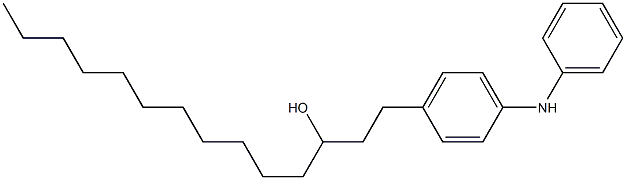 4-(3-Hydroxytetradecyl)phenylphenylamine,,结构式