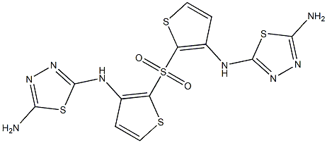 [(5-Amino-1,3,4-thiadiazol-2-yl)amino](2-thienyl) sulfone