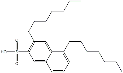 3,5-Diheptyl-2-naphthalenesulfonic acid