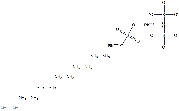 Hexamminerhodium(III) sulfate 结构式