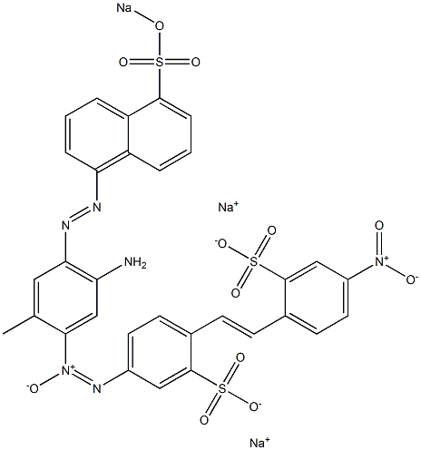 4-[5-Amino-2-methyl-4-[5-(sodiosulfo)-1-naphtylazo]phenyl-ONN-azoxy]-4'-nitrostilbene-2,2'-disulfonic acid disodium salt