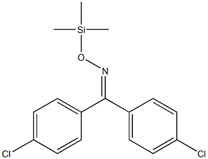 4,4'-Dichlorobenzophenone O-(trimethylsilyl)oxime Struktur