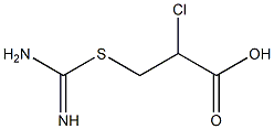 3-Amidinothio-2-chloropropionic acid Structure