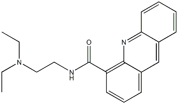 N-[2-(Diethylamino)ethyl]-acridine-4-carboxamide 结构式