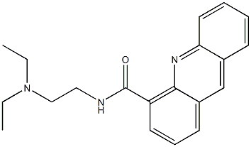 N-[2-(Diethylamino)ethyl]-acridine-4-carboxamide,,结构式