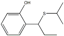 2-(1-Isopropylthiopropyl)phenol Struktur