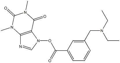 3,7-Dihydro-1,3-dimethyl-2,6-dioxo-1H-purin-7-ol 3-[(diethylamino)methyl]benzoate