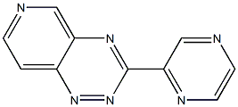 3-(Pyrazin-2-yl)pyrido[3,4-e]-1,2,4-triazine Struktur