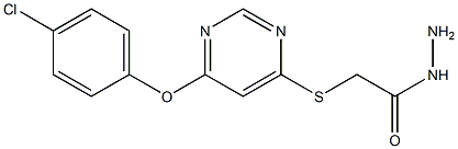 2-[6-(4-Chlorophenoxy)pyrimidin-4-ylthio]acetohydrazide