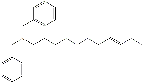 (8-Undecenyl)dibenzylamine Struktur