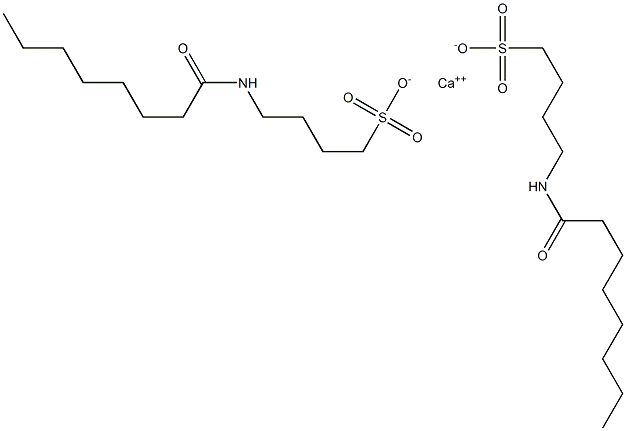 Bis(4-capryloylamino-1-butanesulfonic acid)calcium salt 结构式