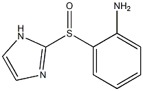 2-[[2-[Amino]phenyl]sulfinyl]-1H-imidazole Struktur