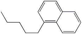 1-ペンチルナフタレン 化学構造式