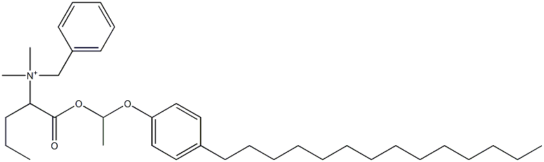 N,N-Dimethyl-N-benzyl-N-[1-[[1-(4-tetradecylphenyloxy)ethyl]oxycarbonyl]butyl]aminium|