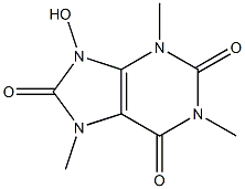 3,7-Dihydro-9-hydroxy-1,3,7-trimethyl-1H-purine-2,6,8(9H)-trione