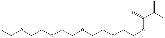Methacrylic acid 3,6,9,12-tetraoxatetradecane-1-yl ester Structure