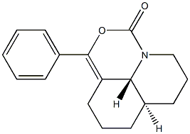 (9aR,9bR)-2,3,6,7,8,9,9a,9b-Octahydro-6-oxo-4-phenyl-6a-aza-5-oxa-1H-phenalene,,结构式