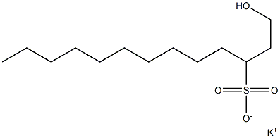 1-Hydroxytridecane-3-sulfonic acid potassium salt