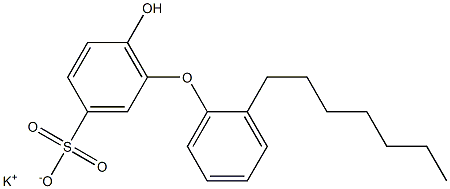6-Hydroxy-2'-heptyl[oxybisbenzene]-3-sulfonic acid potassium salt