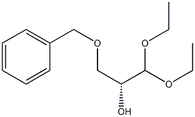 (R)-3-Benzyloxy-2-hydroxypropionaldehyde diethyl acetal Structure