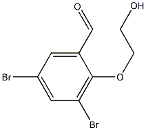 5-Bromo-3-bromo-2-(2-hydroxyethoxy)benzaldehyde