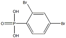2,4-Dibromophenylphosphonic acid Struktur